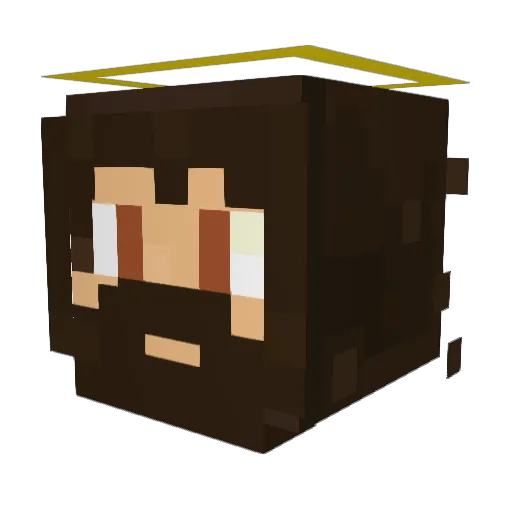 Valeyr Minecraft avatar head, 3D render