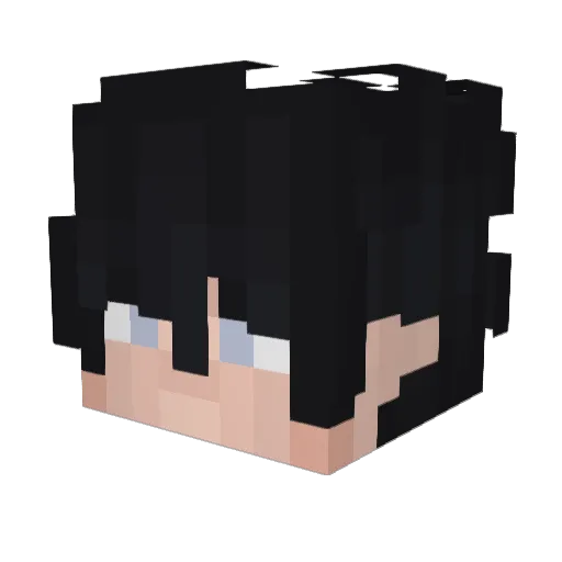 Valfiora Minecraft avatar head, 3D render