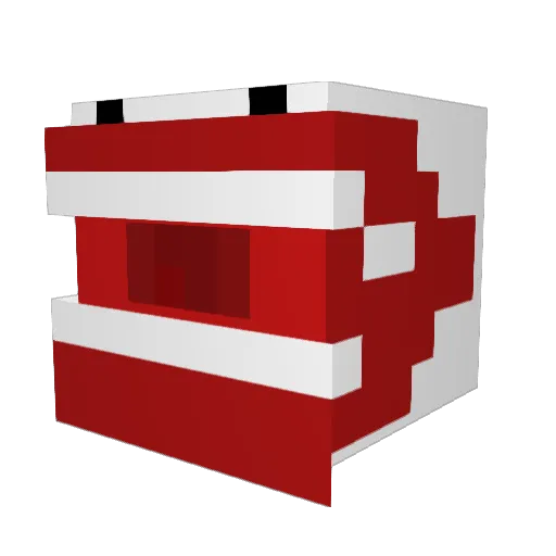 Valhalu Minecraft avatar head, 3D render