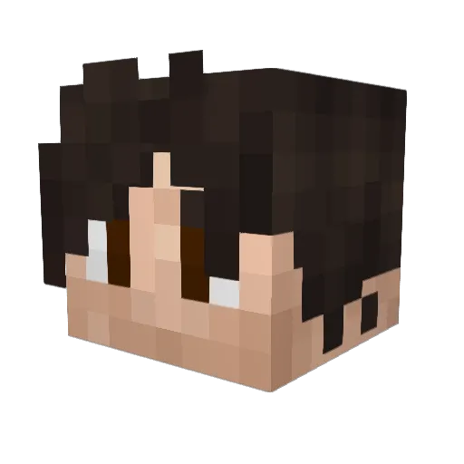 ValianceHD Minecraft avatar head, 3D render