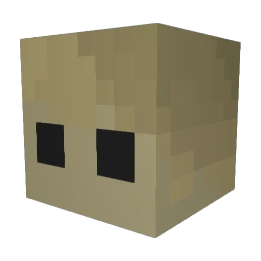 ValiantGuard Minecraft avatar head, 3D render