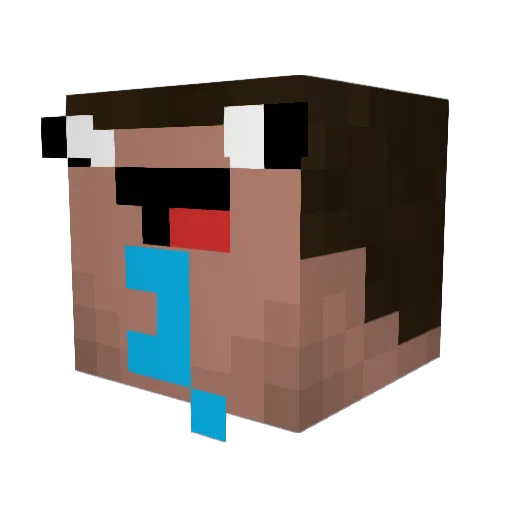 Valiant_Budgie Minecraft avatar head, 3D render