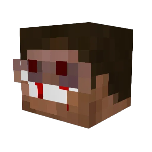 Valiant_Wilbur Minecraft avatar head, 3D render