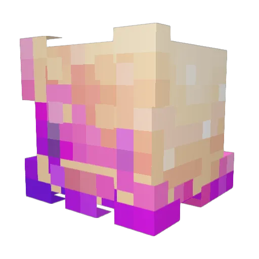 Valiebro Minecraft avatar head, 3D render