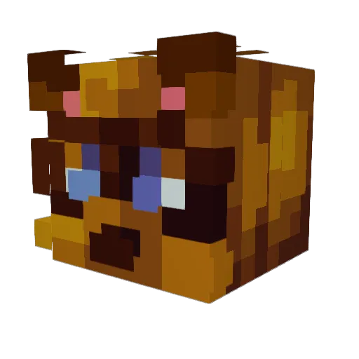 Valigar26 Minecraft avatar head, 3D render