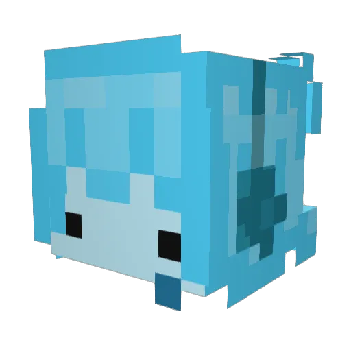 Valindrome Minecraft avatar head, 3D render