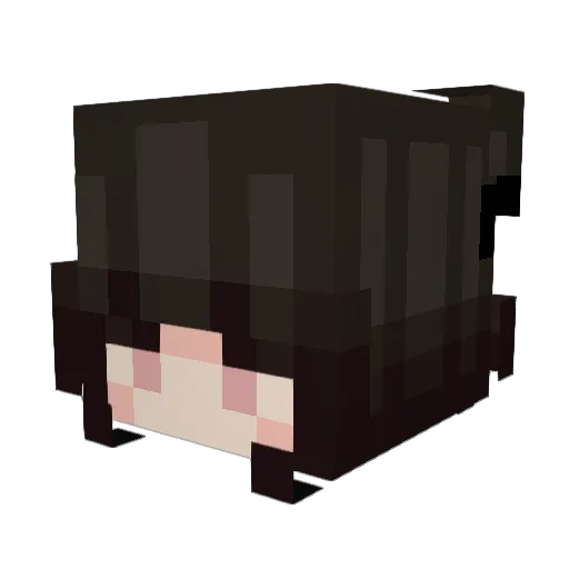 Valirane Minecraft avatar head, 3D render