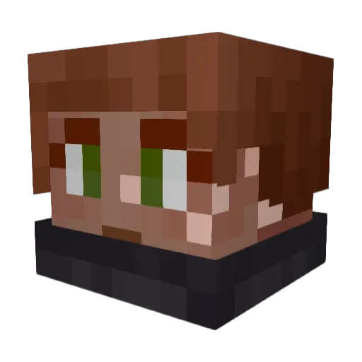 Valis__ Minecraft avatar head, 3D render