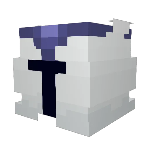 Valkamere Minecraft avatar head, 3D render