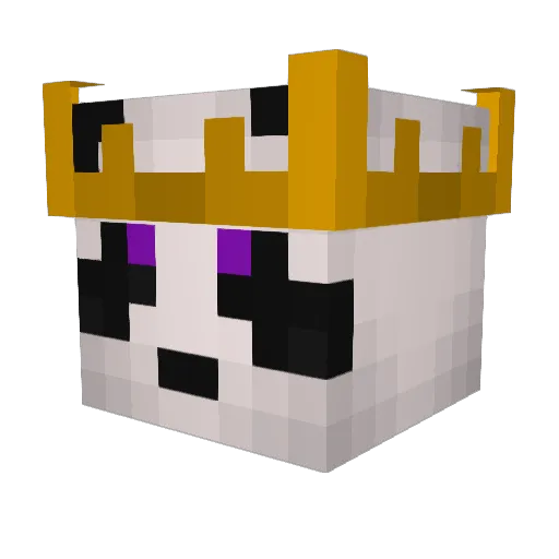 Valkerian Minecraft avatar head, 3D render