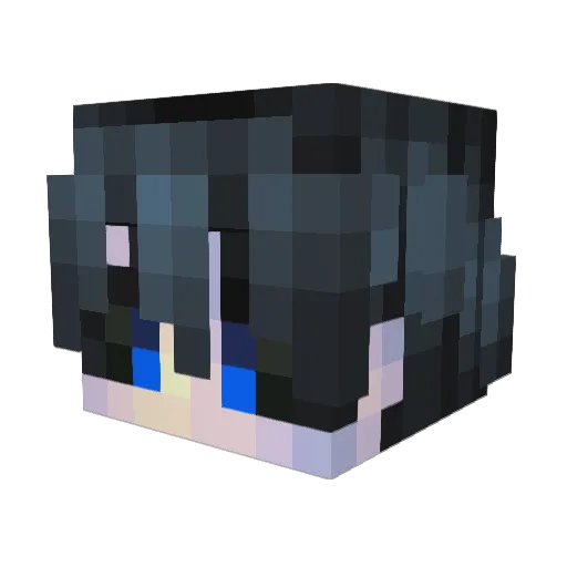 ValkroZ_ Minecraft avatar head, 3D render