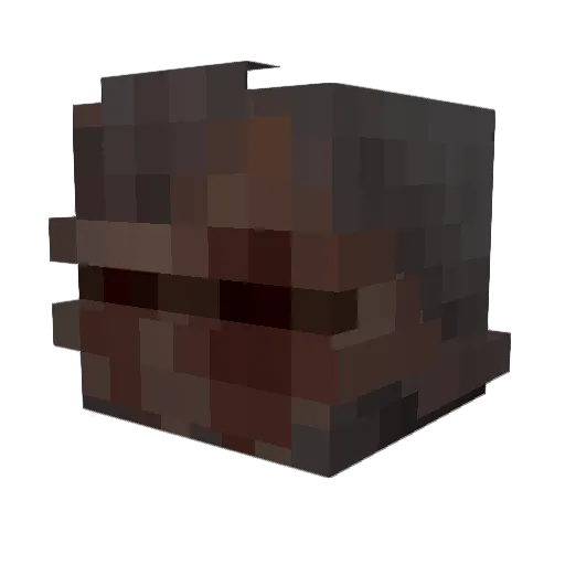 Valkyria09 Minecraft avatar head, 3D render
