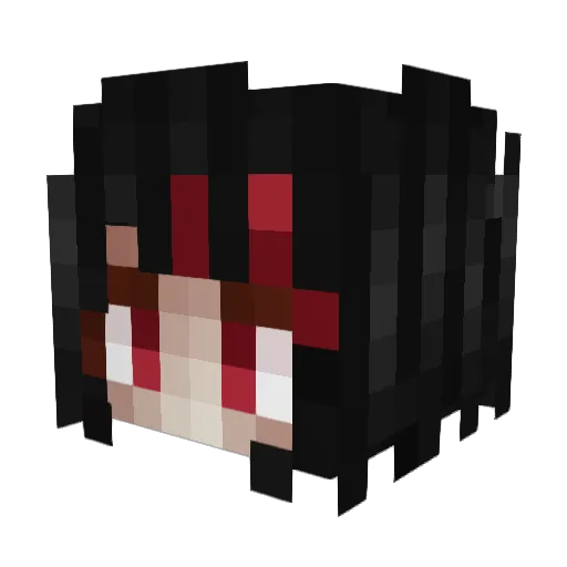 ValkyrieAE Minecraft avatar head, 3D render