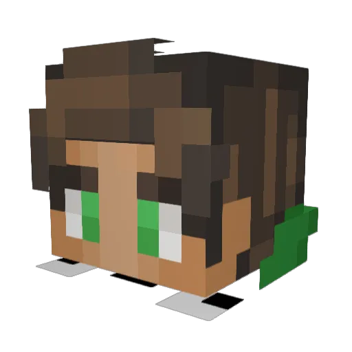 ValkyrieAngel11 Minecraft avatar head, 3D render