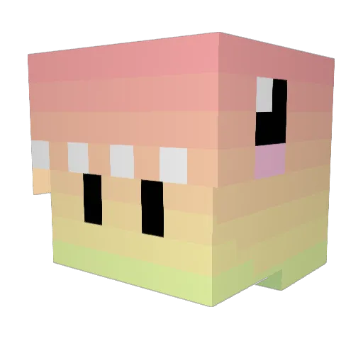 ValkyrieCass Minecraft avatar head, 3D render