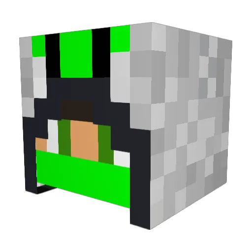 ValkyrieHero Minecraft avatar head, 3D render