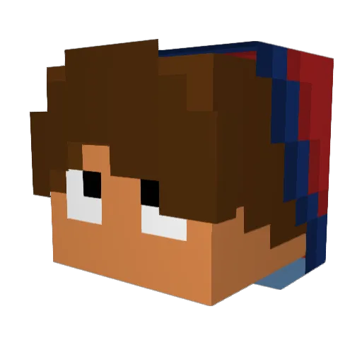 ValkyrieMC Minecraft avatar head, 3D render