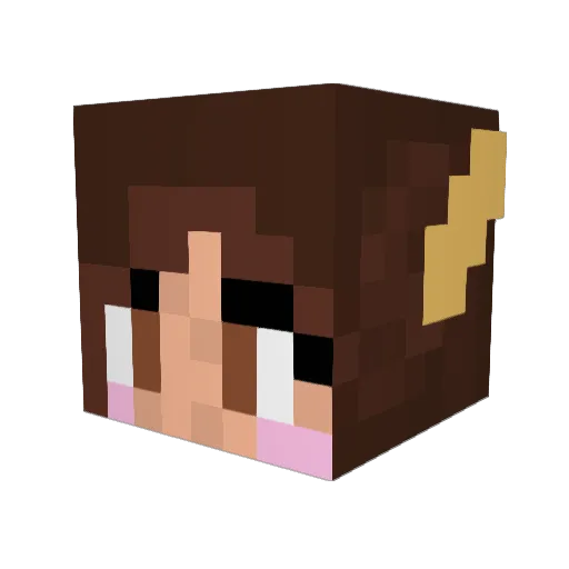 Valkyrie_3 Minecraft avatar head, 3D render