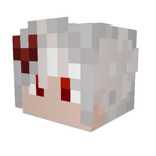Valkyrie_666 Minecraft avatar head, 3D render