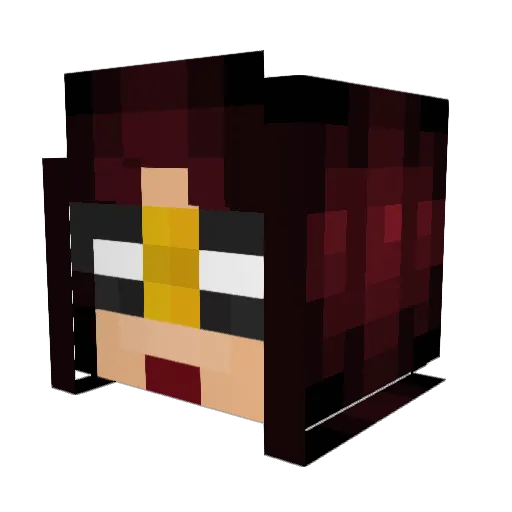 Valkyrol Minecraft avatar head, 3D render
