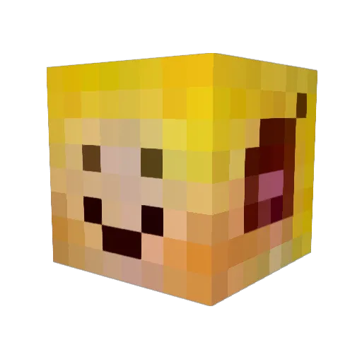Valkyryon Minecraft avatar head, 3D render