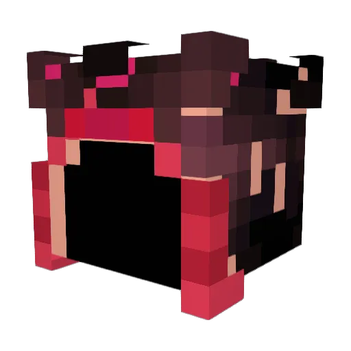 Valle16 Minecraft avatar head, 3D render