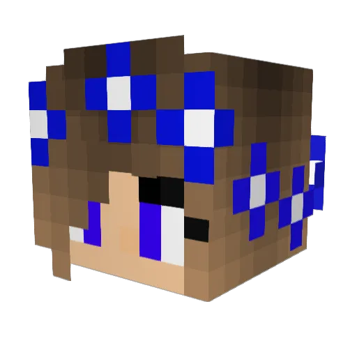 ValleyK4t Minecraft avatar head, 3D render