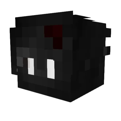 Valllllllll Minecraft avatar head, 3D render