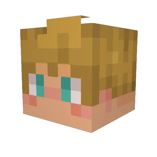 ValoMurphy Minecraft avatar head, 3D render