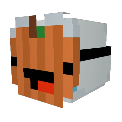 ValoixVT Minecraft avatar head, 3D render