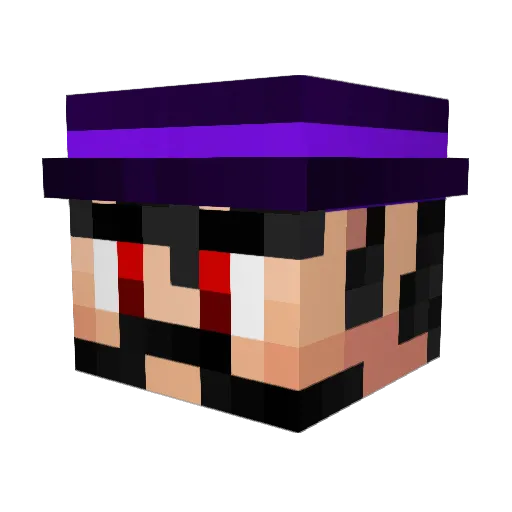 Valoo23 Minecraft avatar head, 3D render