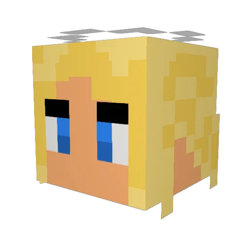 Valor91 Minecraft avatar head, 3D render