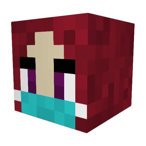 ValorAndReign Minecraft avatar head, 3D render