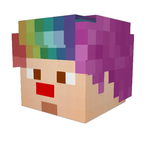 ValorHCF Minecraft avatar head, 3D render