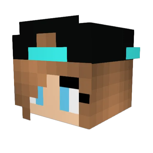 Valoranc Minecraft avatar head, 3D render