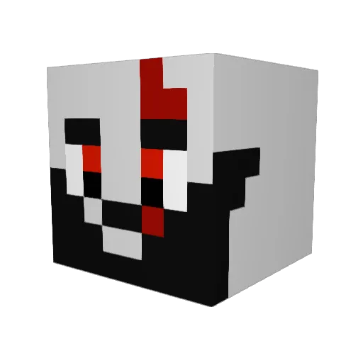 Valorem3426 Minecraft avatar head, 3D render