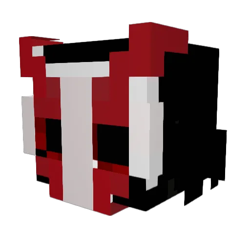 Valorknight_ Minecraft avatar head, 3D render