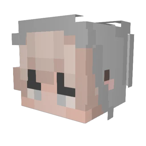 ValorousOrb Minecraft avatar head, 3D render