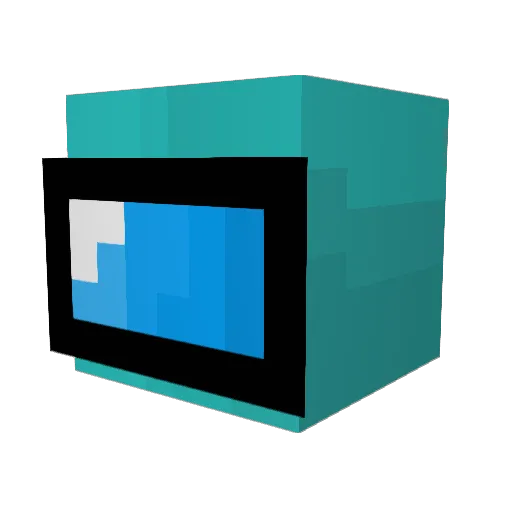 Valoshka Minecraft avatar head, 3D render