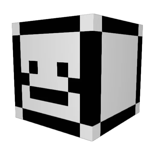 Valozx Minecraft avatar head, 3D render