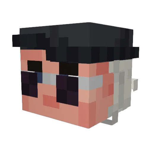 Valpurgiev0lbert Minecraft avatar head, 3D render