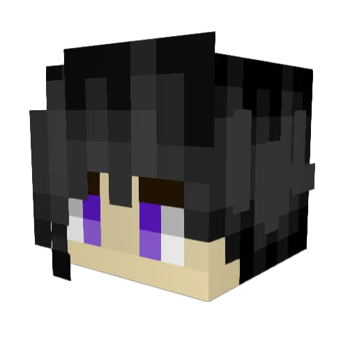 Valsage Minecraft avatar head, 3D render