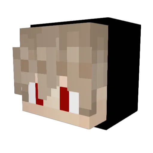 Valsirius Minecraft avatar head, 3D render