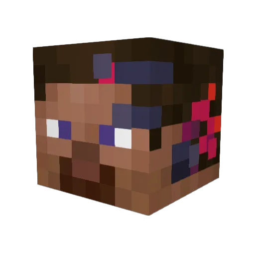 Valsoraj70 Minecraft avatar head, 3D render
