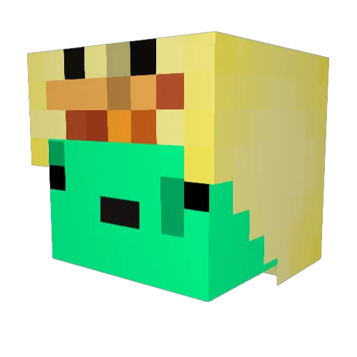 ValteriItsJames Minecraft avatar head, 3D render