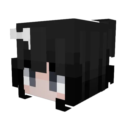 Valtesse Minecraft avatar head, 3D render