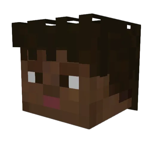 Valtherionz Minecraft avatar head, 3D render