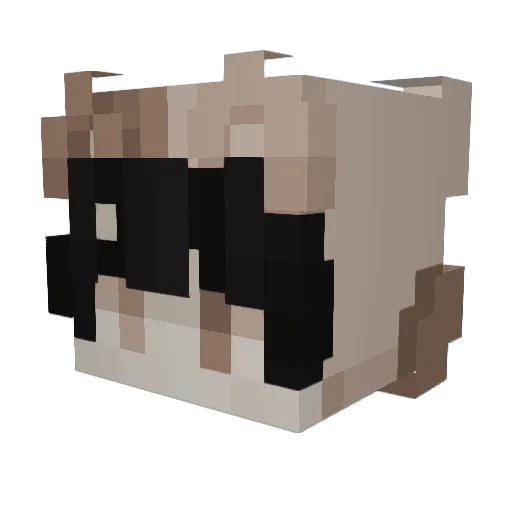 ValuedSun Minecraft avatar head, 3D render