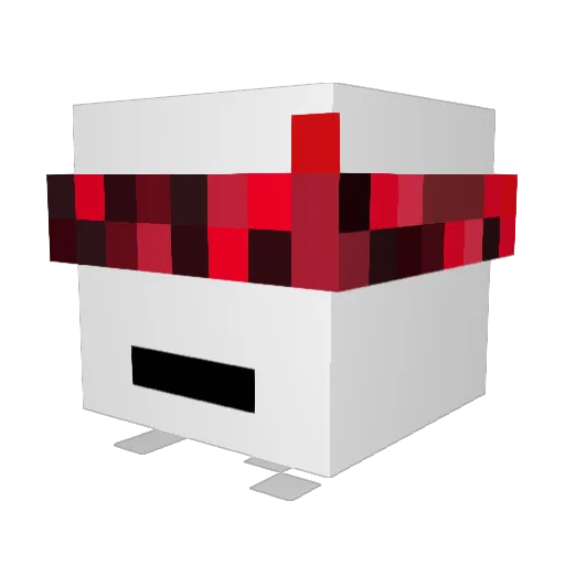 Valuepac Minecraft avatar head, 3D render