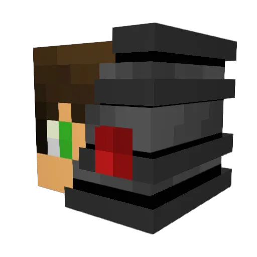 ValuingIvy38429 Minecraft avatar head, 3D render